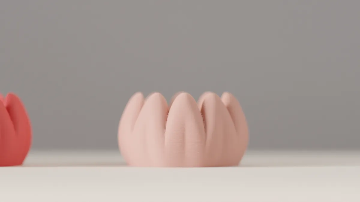 Tealight Holder. Floral Tulip LED Candle stand, photo 2 of 4 - Tealight Holder. Floral Tulip LED Candle stand Home Decor Items