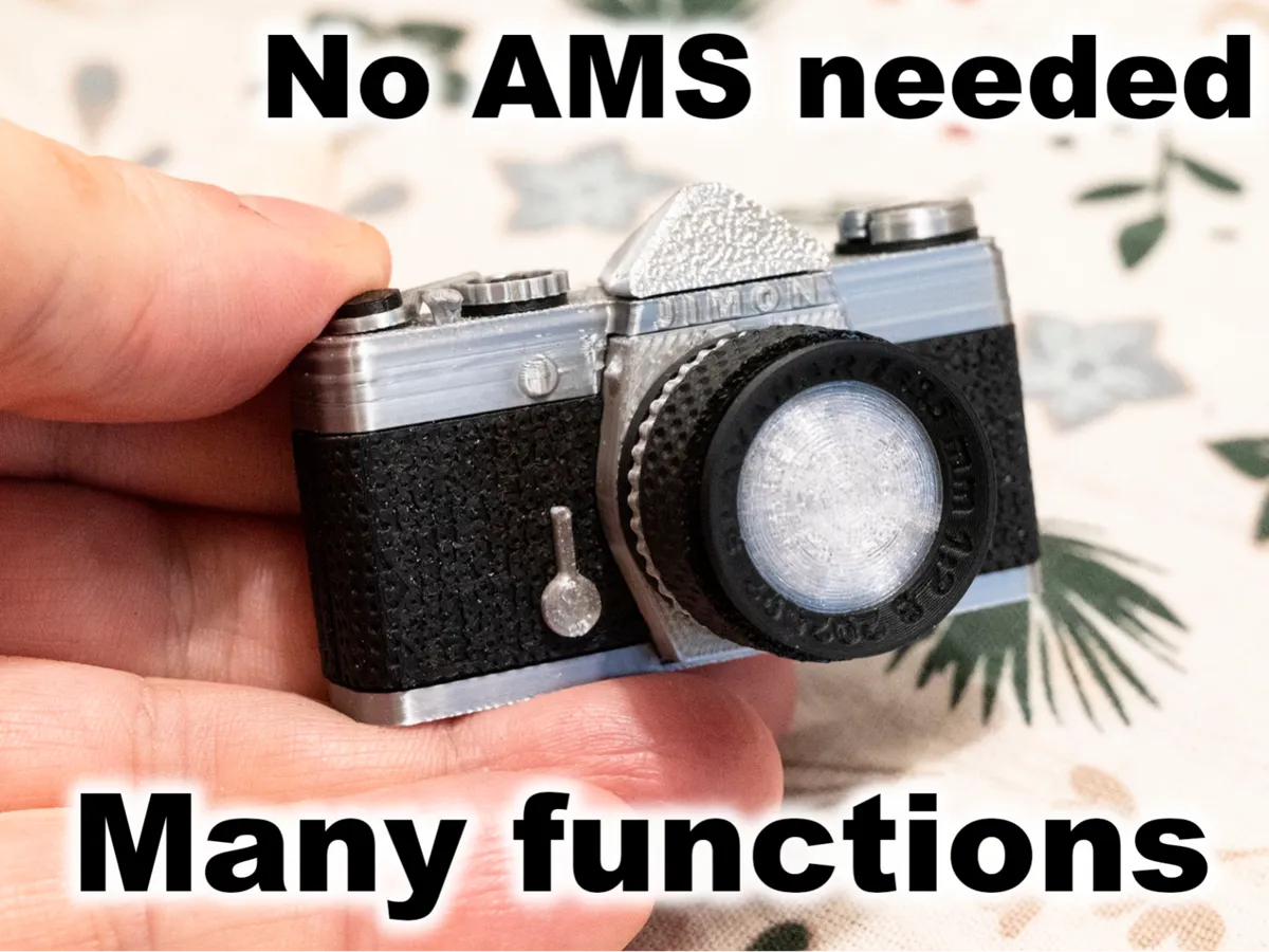Analog film camera scale model - many functions - Film Photography Accessories, in stock
