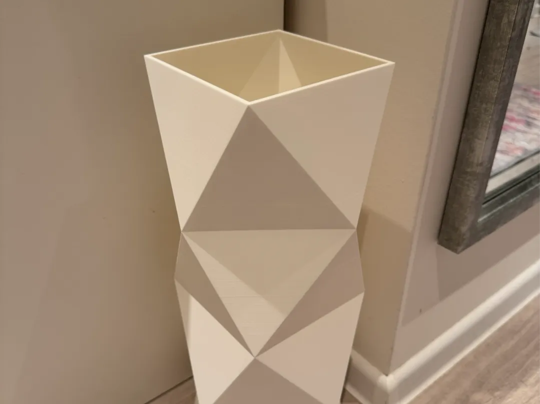 Tall Low Poly Vase