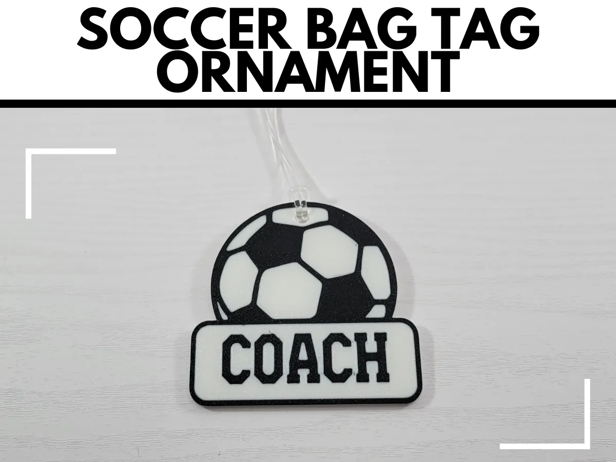 Soccer Bag Tag, Personalized Sports Gear Accessory