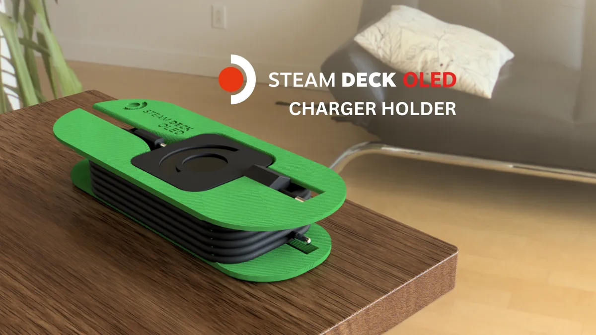 Steam Deck OLED Charger Holder