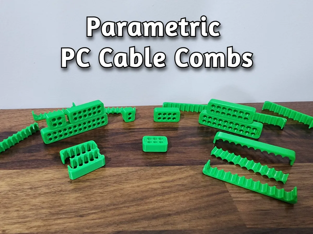 Parametric PC Cable Combs - Cable Combs & Guides, in stock