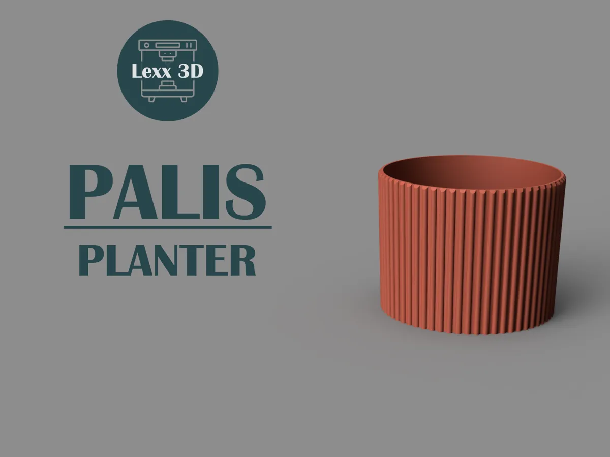 Palis, Ribbed Planter