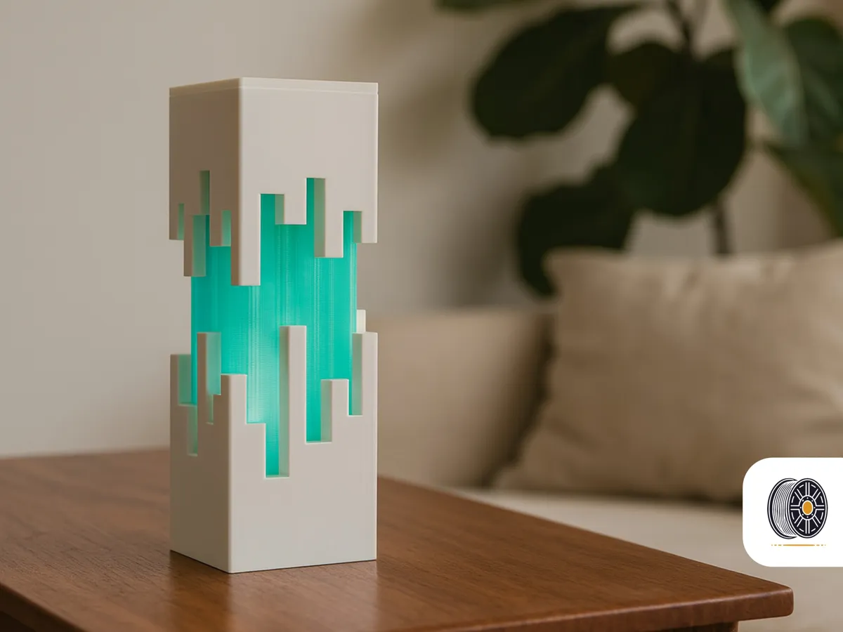 A Modern Futuristic Prism Lamp, photo 4 of 4 - A Modern Futuristic Prism Lamp Lamps & Lighting