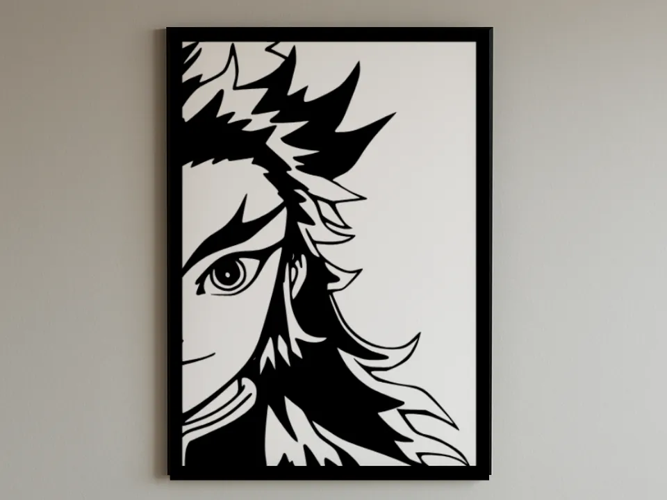 Kyojuro Rengoku Wall Art