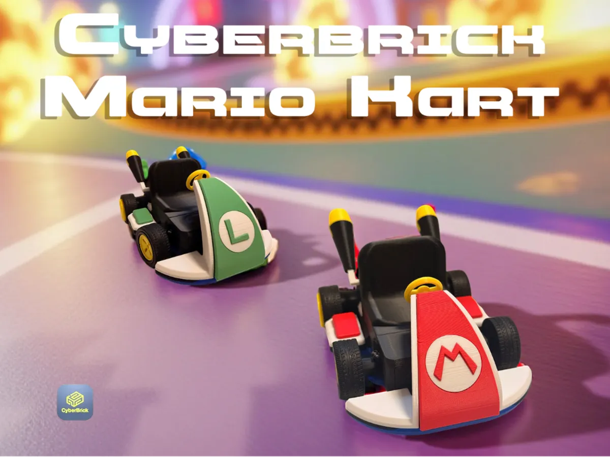 Mario Kart & Luigi Kart - CyberBrick