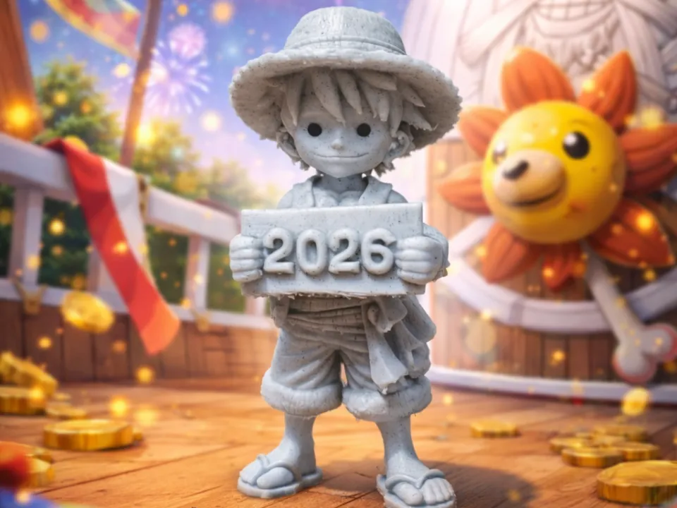 Luffy, Happy New Year 2026 | Figure