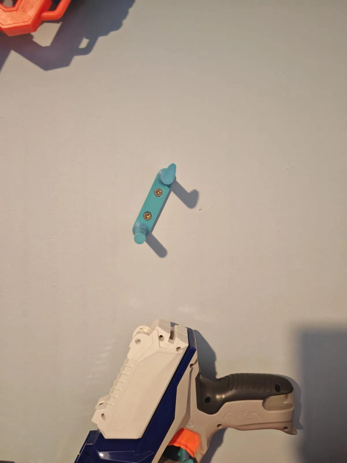 Nerf Gun Wall Mount WITH Screw Hole, photo 3 of 3 - Nerf Gun Wall Mount WITH Screw Hole Kids & Baby