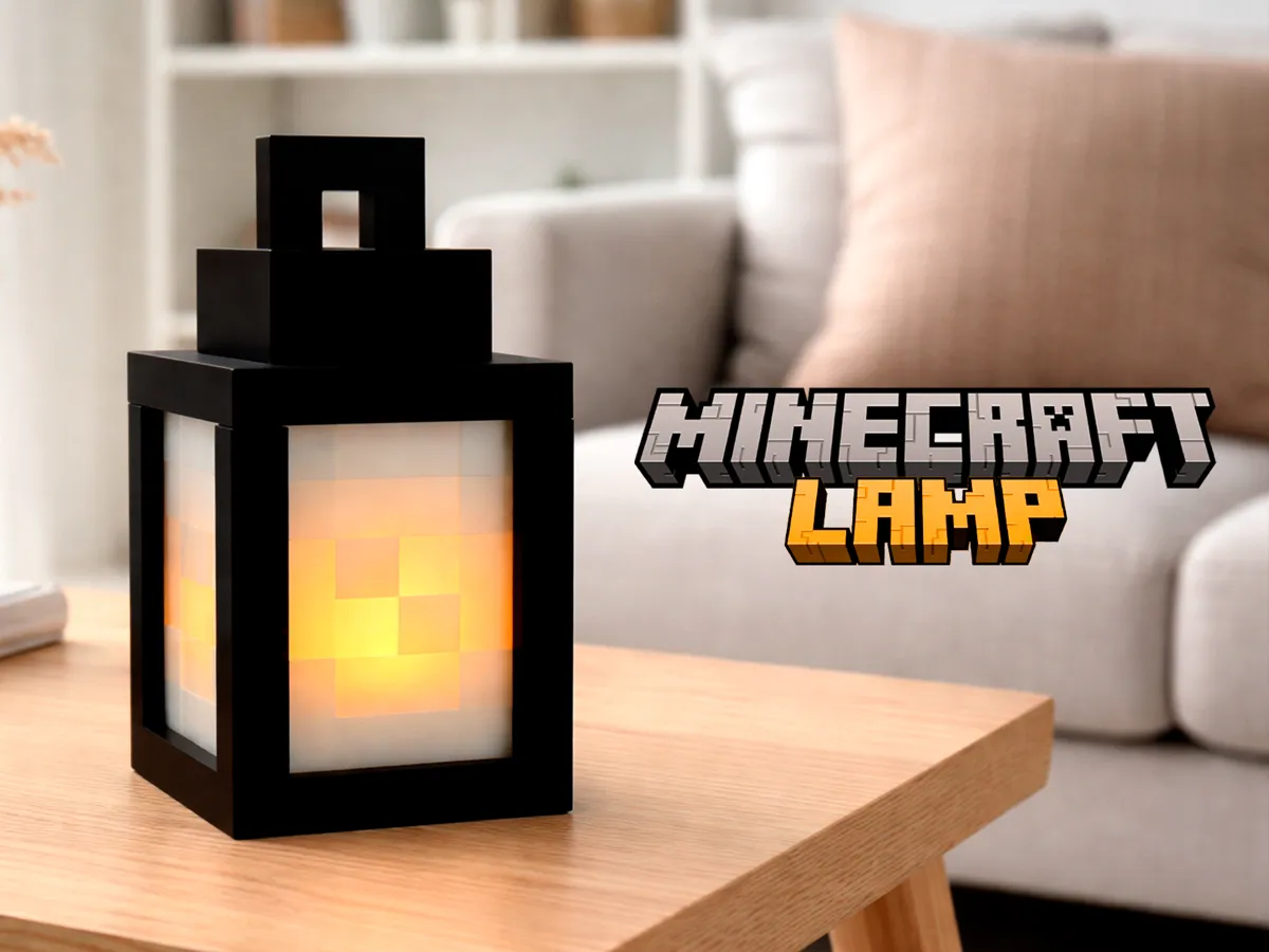 Minecraft Lamp, Lámpara Decorativa, photo 3 of 4 - Minecraft Lamp, Lámpara Decorativa Lamps & Lighting