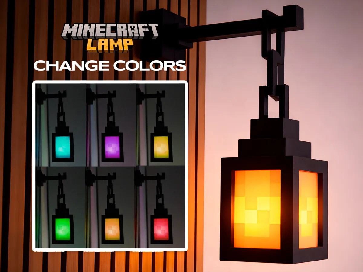 Minecraft Lamp, Lámpara Decorativa, photo 4 of 4 - Minecraft Lamp, Lámpara Decorativa Lamps & Lighting