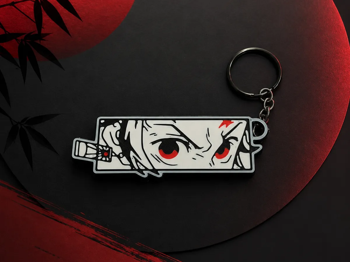 Tanjiro Kamado with this anime-inspired keychain