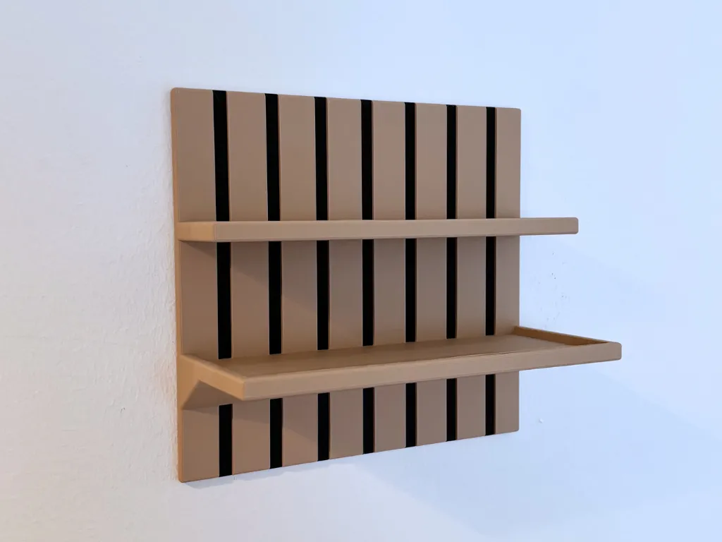 Wood Panel Shelf Organizer, photo 4 of 4 - Wood Panel Shelf Organizer Storage & Organisation
