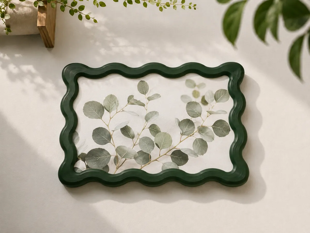 Squiggly 6x4 in Wall Frame, Funky Decor