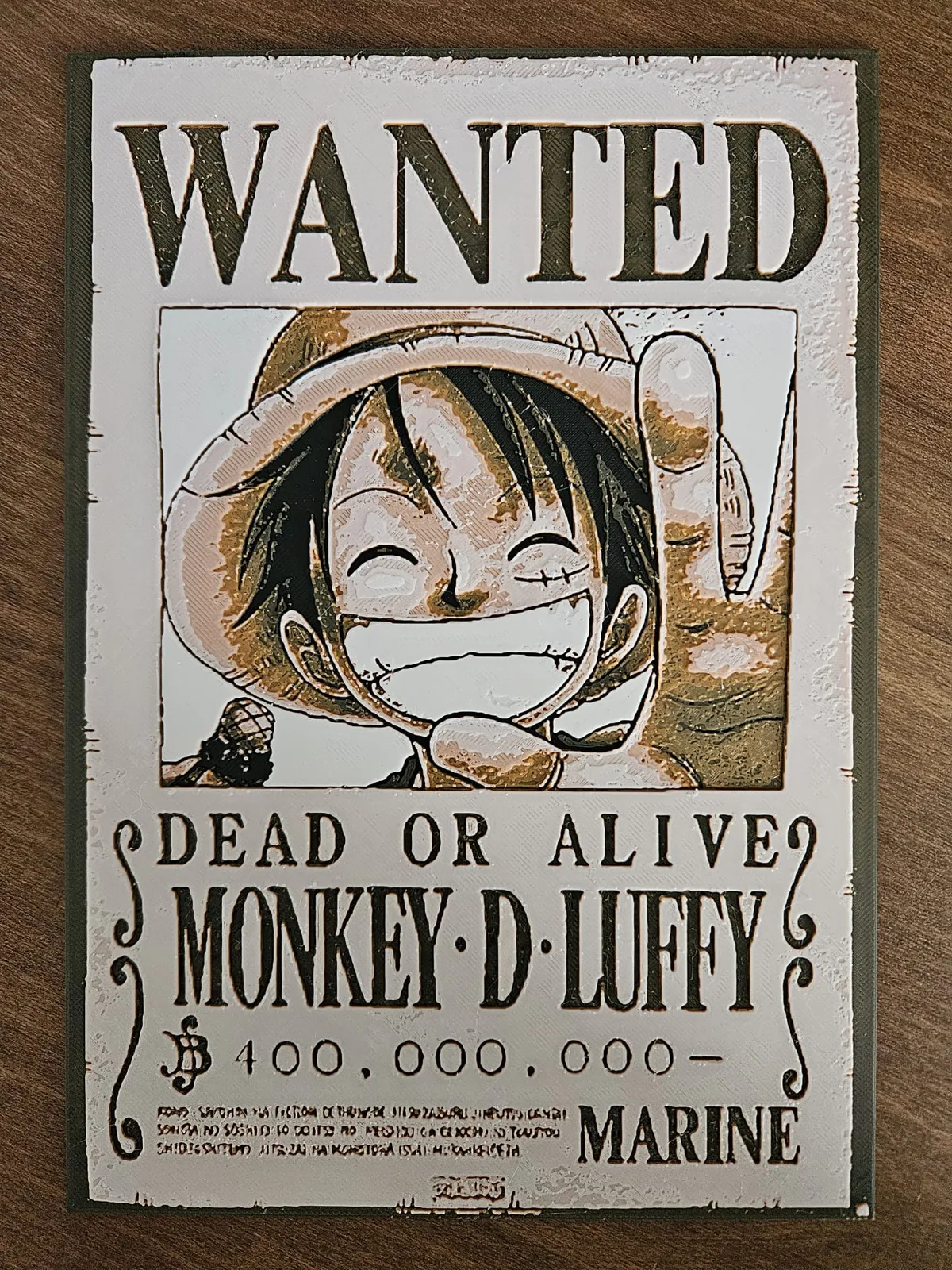 One Piece wanted posters - Monkey D. Luffy, photo 2 of 2 - One Piece wanted posters - Monkey D. Luffy Toys & Games