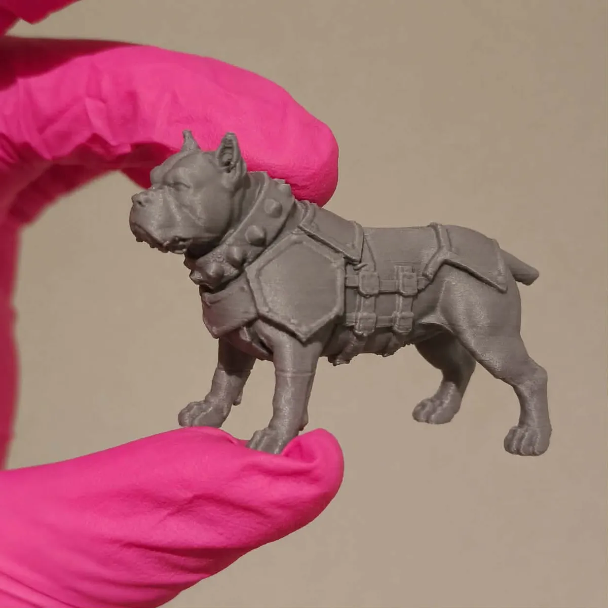 Armored War Dog Miniature, photo 2 of 4 - Armored War Dog Miniature Miniatures