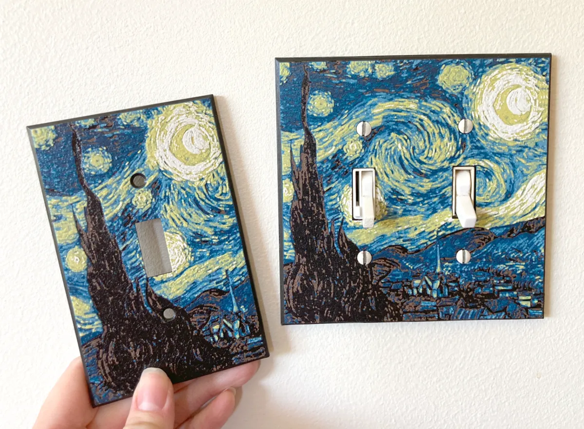 Van Gogh Starry Night Light Switch Covers