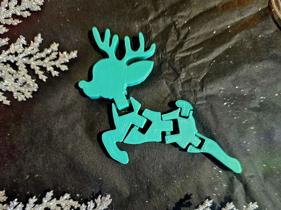 Flexi Reindeer - Christmas Fidget - Other Toys & Games, in stock in India