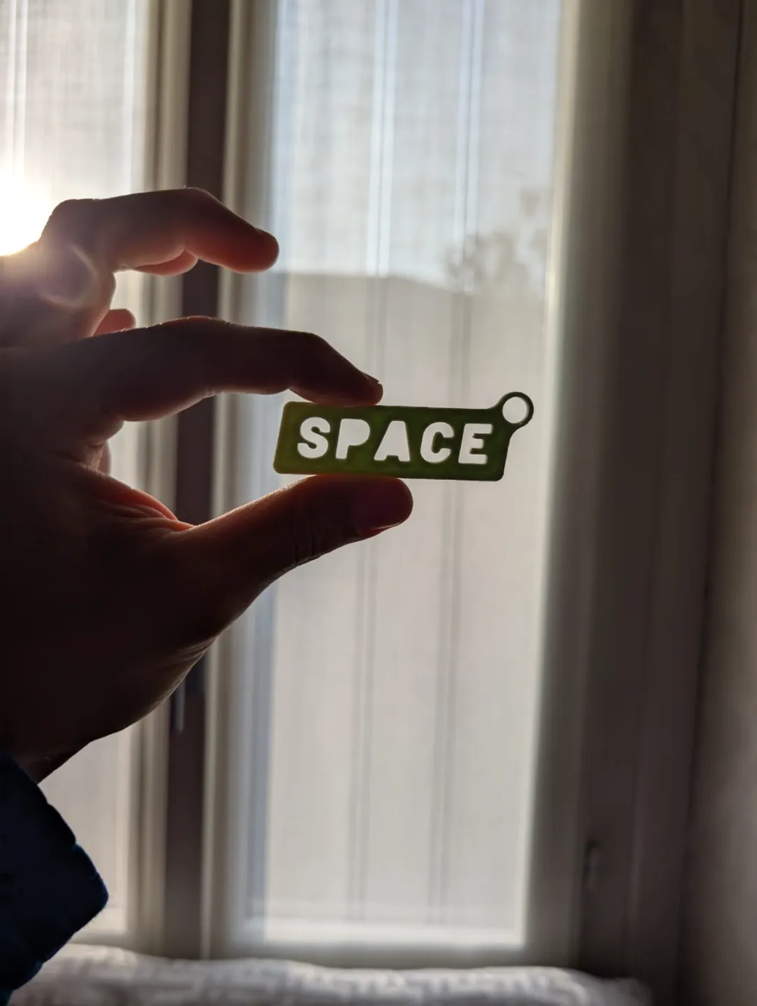 SPACE Custom keychain, photo 2 of 4 - SPACE Custom keychain Tools