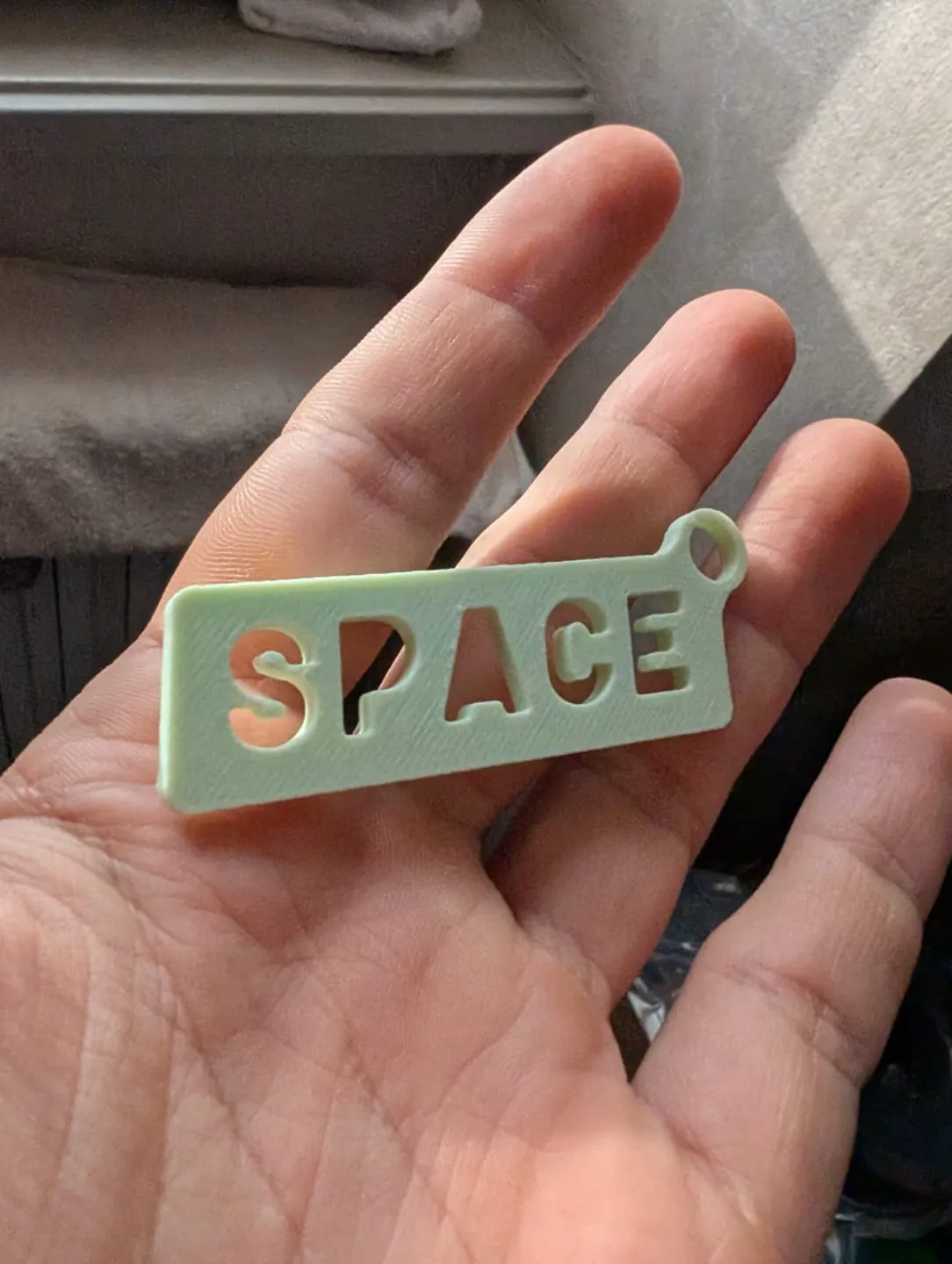SPACE Custom keychain, photo 3 of 4 - SPACE Custom keychain Tools