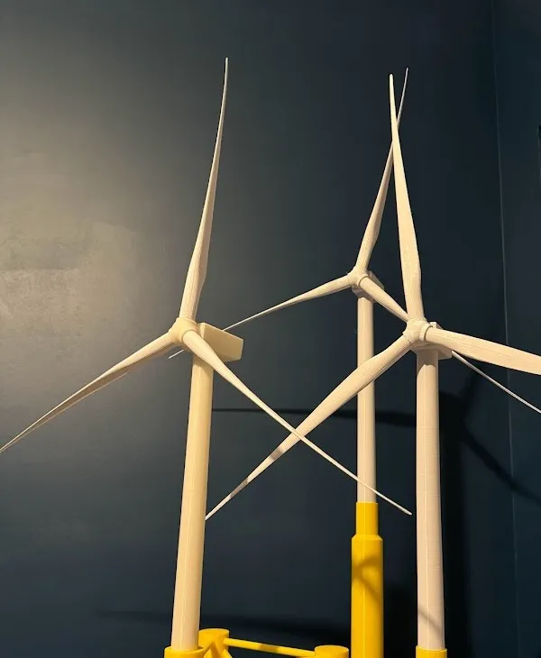 Wind Turbine Model Scaled and Realistic 15MW, photo 3 of 4 - Wind Turbine Model Scaled and Realistic 15MW Miniatures