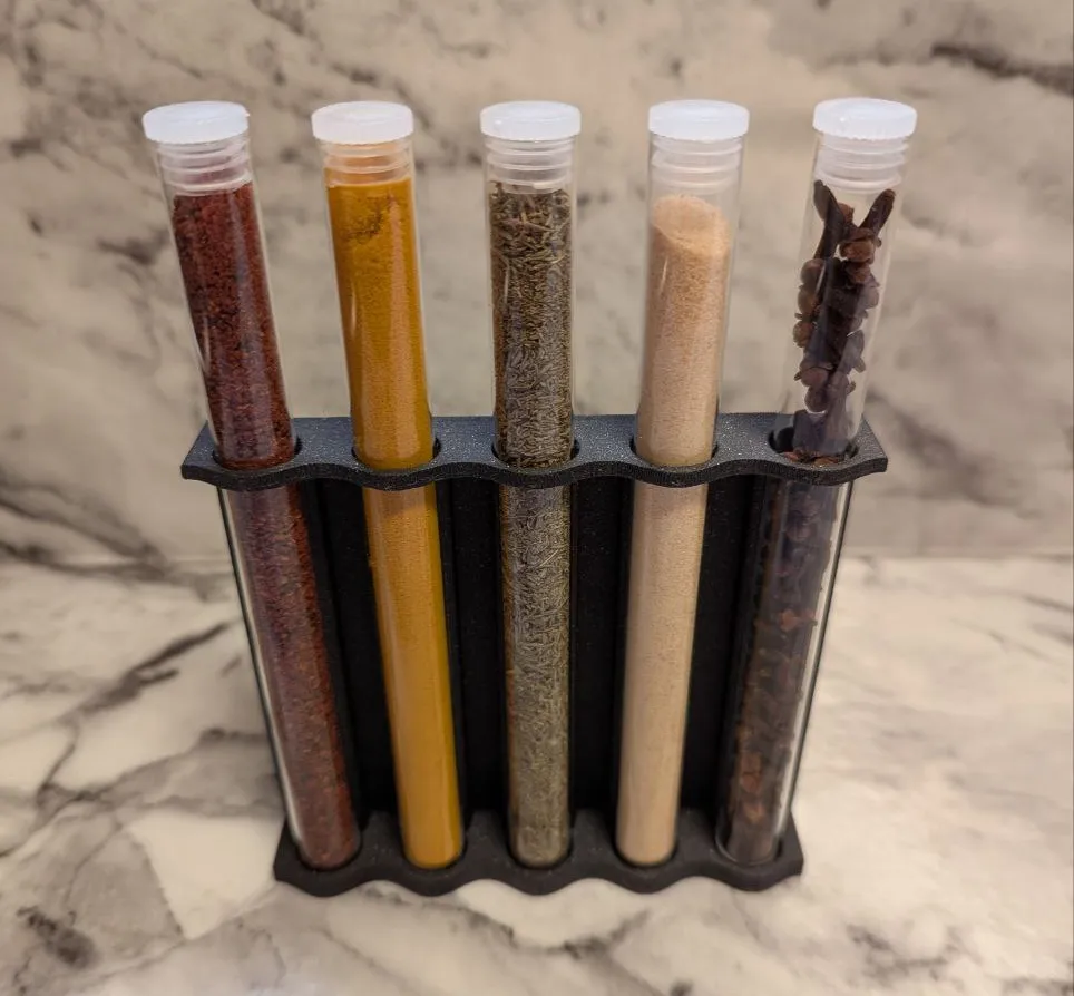 Test Tube Holder / Tube Spice Rack - Organizers, in stock in India