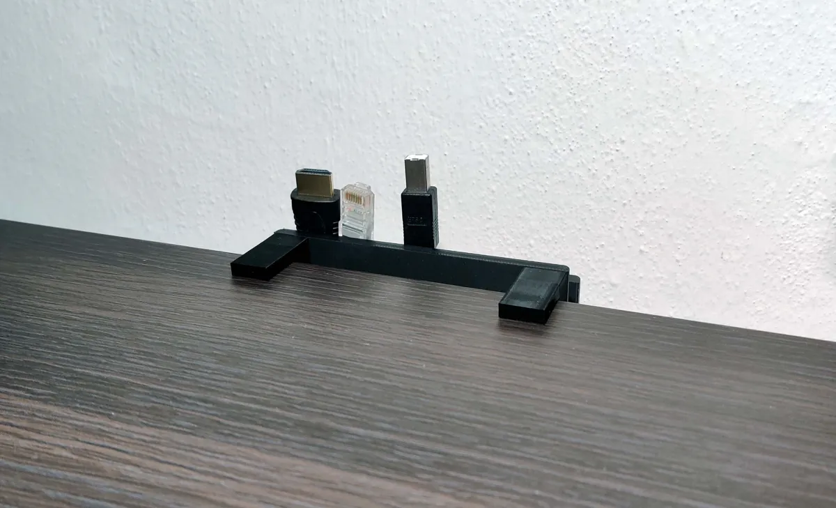 Desk cable organizer, photo 4 of 4 - Desk cable organizer Tools