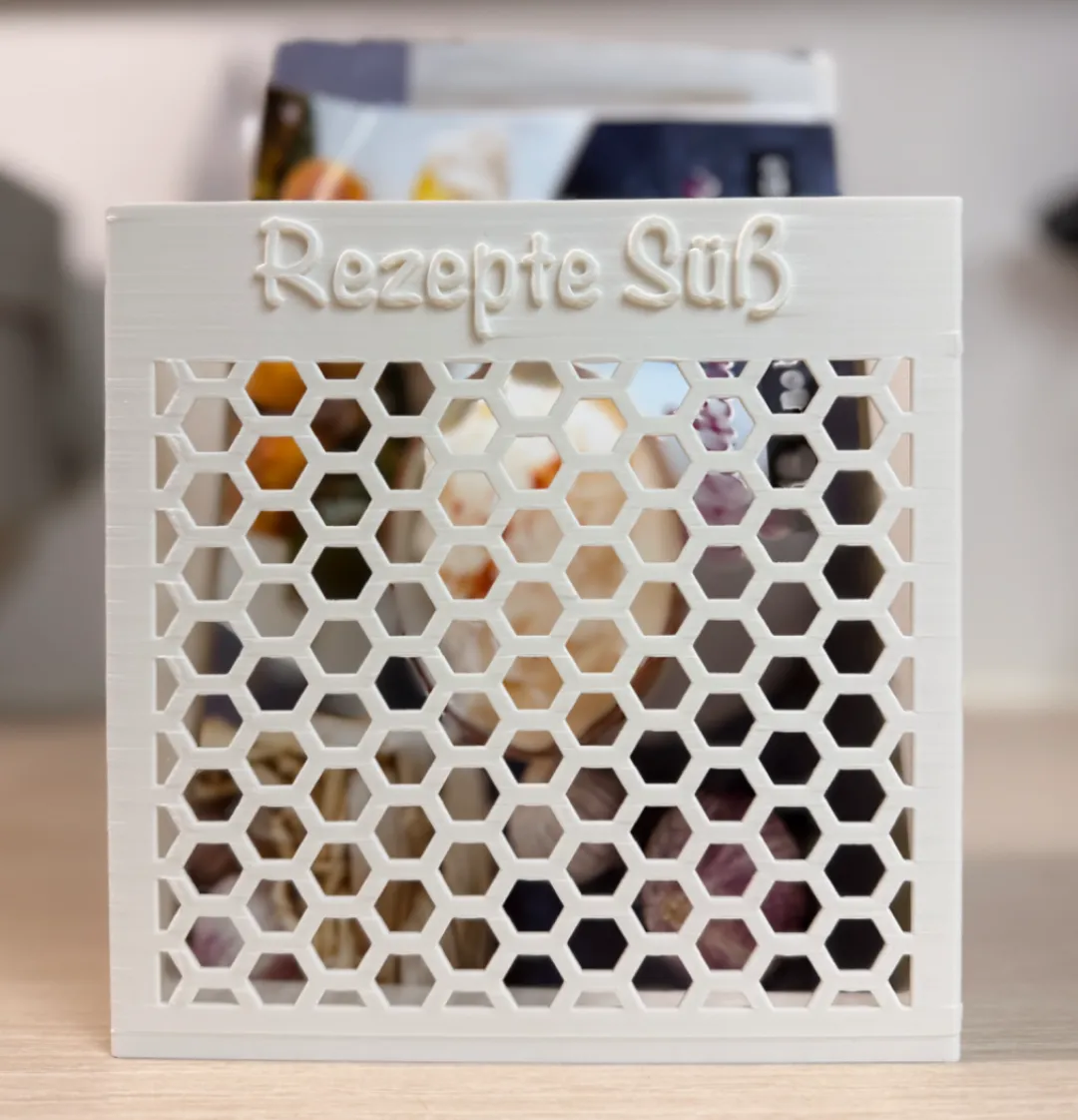 Rezeptebox DIN A5 mit individueller Schrift - Home Accents, in stock in India