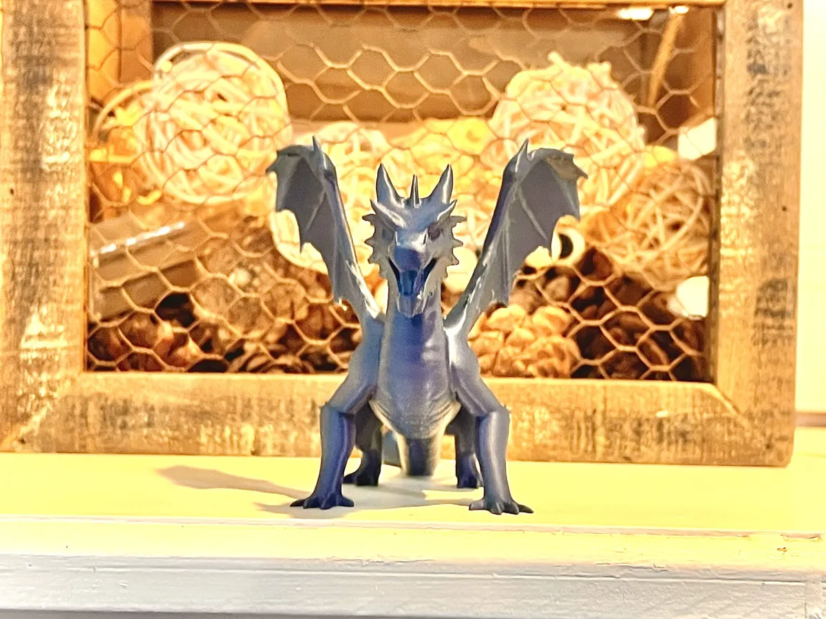 Detailed Dragon Miniature, photo 2 of 3 - Detailed Dragon Miniature Figurines & Collectibles