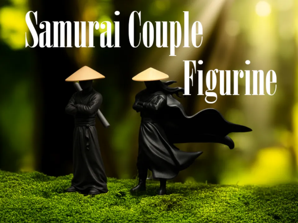 Samurai/Warrior Combat Figurine Set