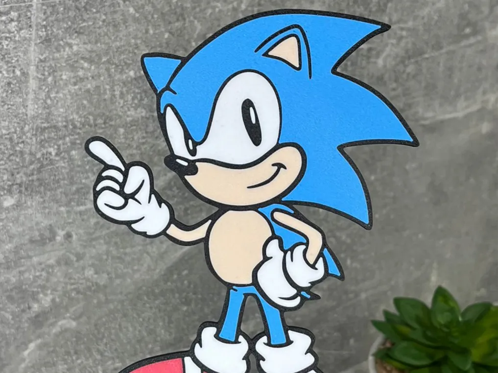 Sonic the Hedgehog Cake Topper