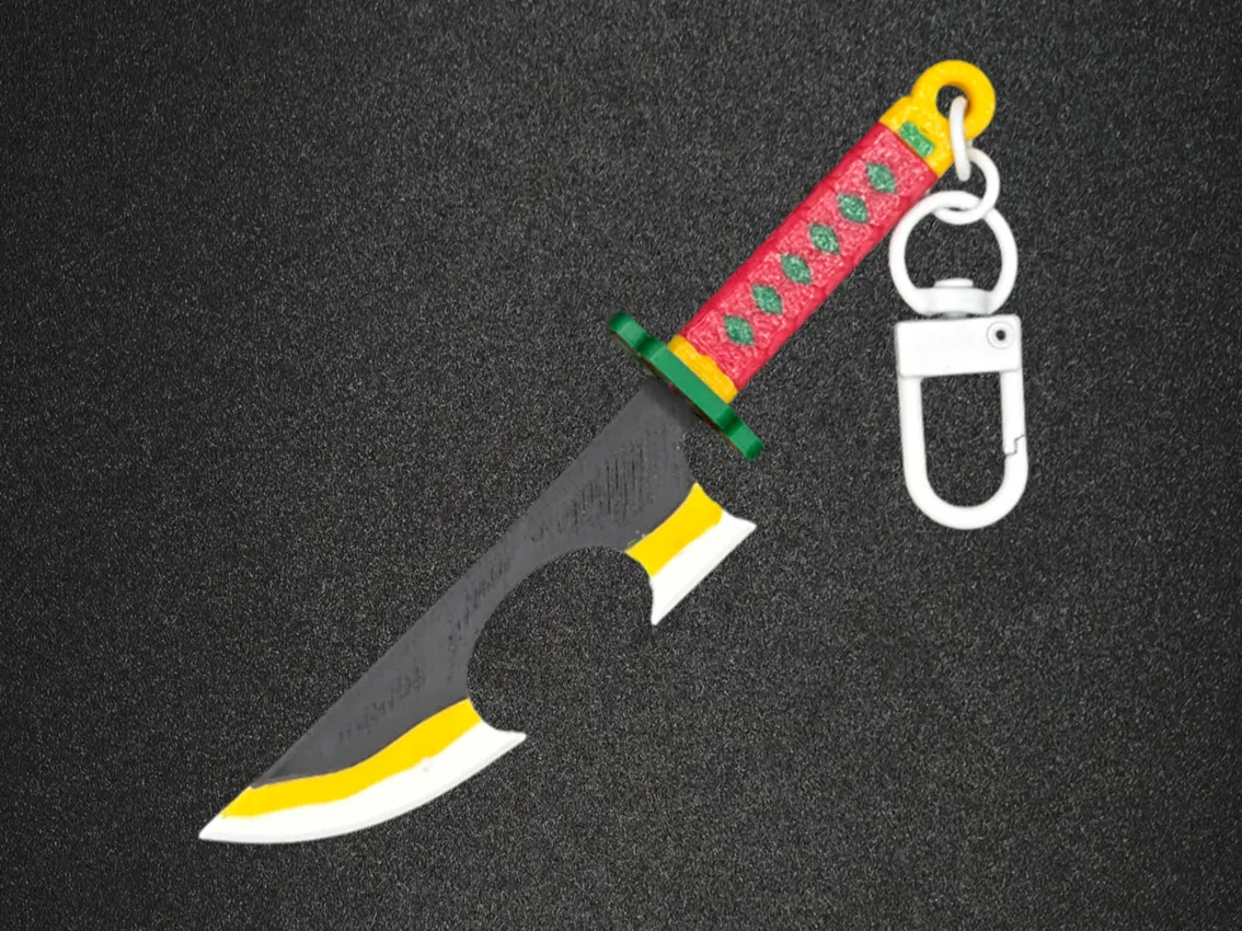 Demon Slayer Tengen Uzui Blade Keyring