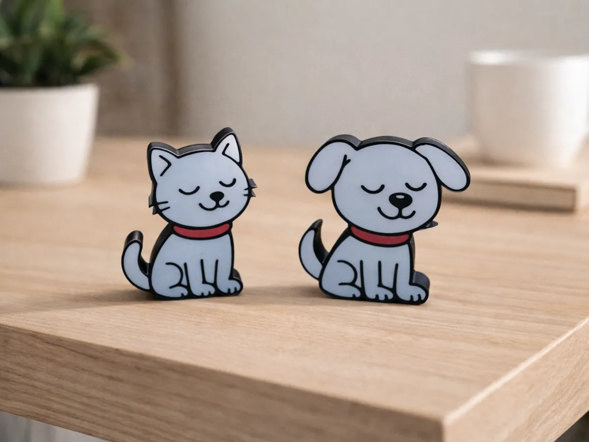 Cat & Dog Figures Add-On Family & Couple Figures