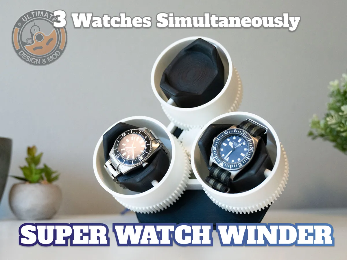 3-Watch Winder with part info & assembly video