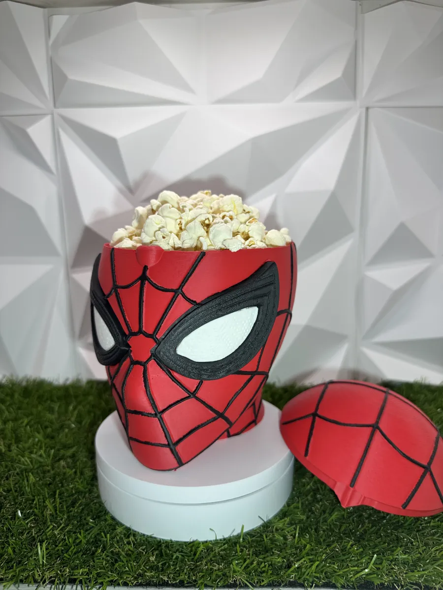 Bucket PopCorn Spider-Man, photo 3 of 4 - Bucket PopCorn Spider-Man Figurines & Collectibles