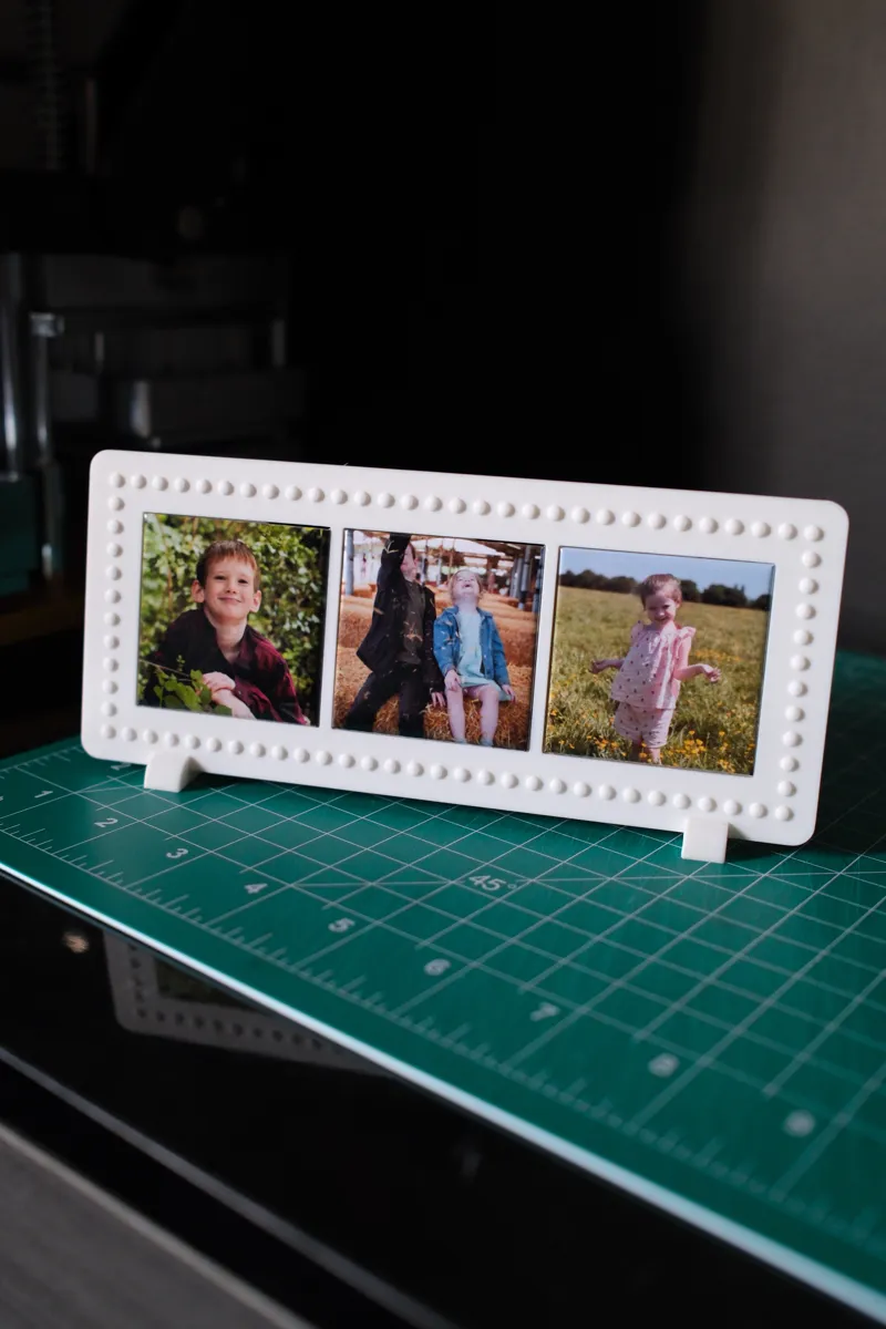 Beaded Mini Frame - 2x2 Photo Magnet, photo 4 of 4 - Beaded Mini Frame - 2x2 Photo Magnet Gifts & Occasions