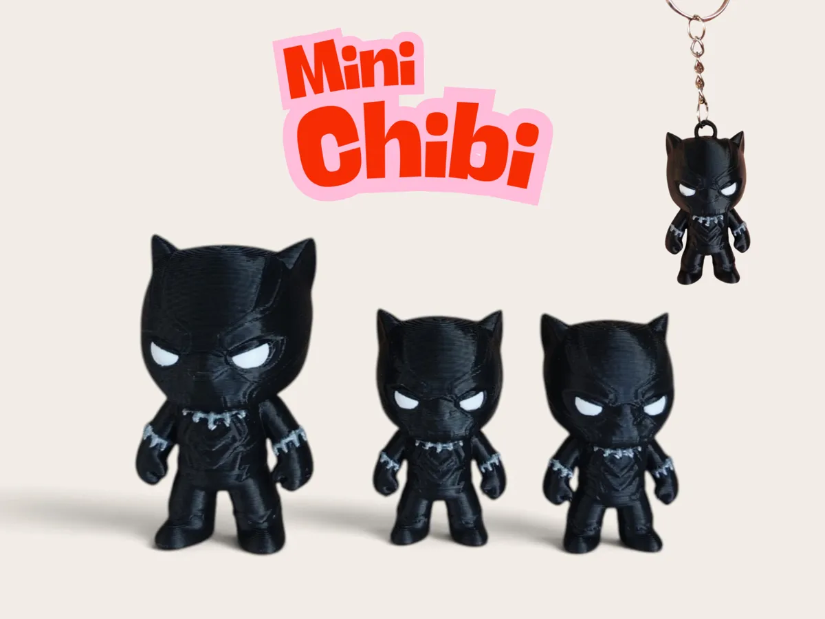 Mini Chibi - Black Panther