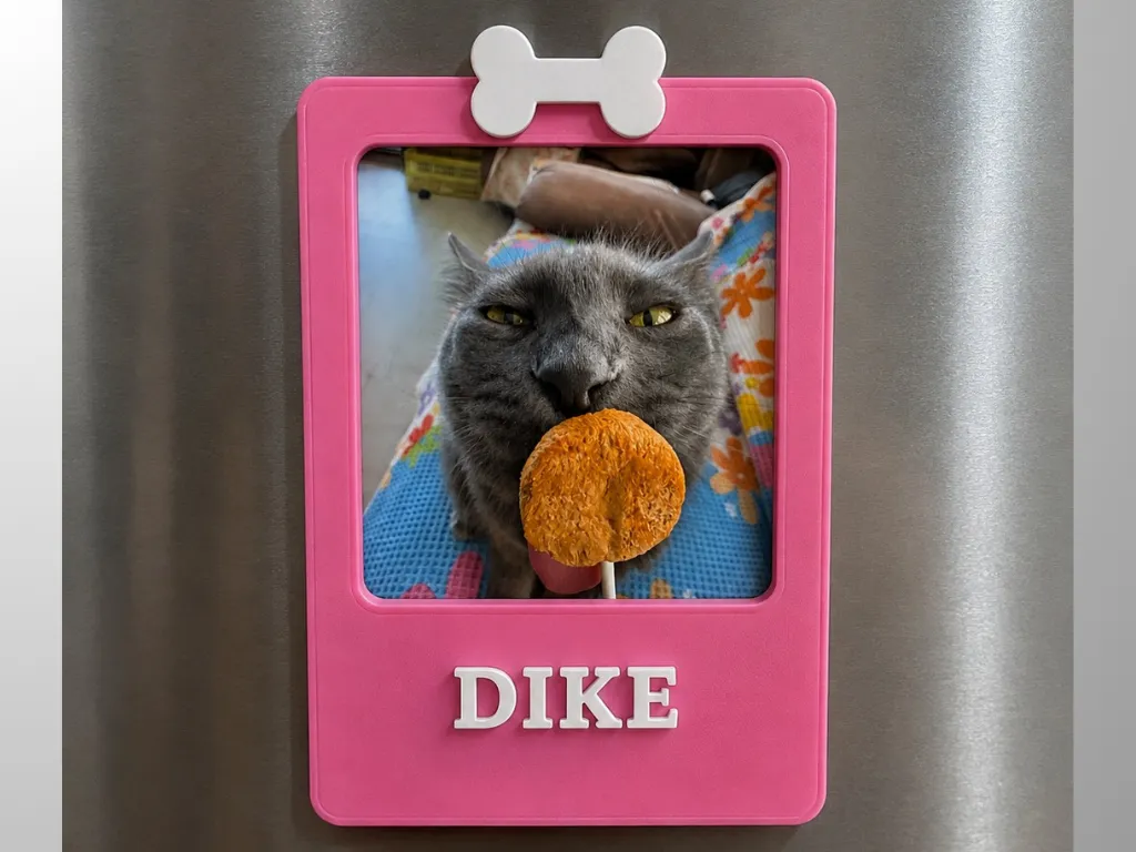 Customizable Pet Photo Frame Magnet