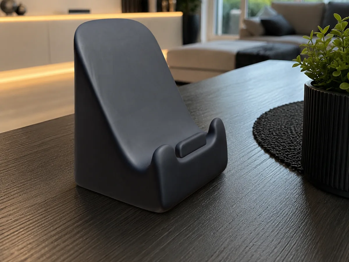 Curved Phone Stand - Decor, in stock in India