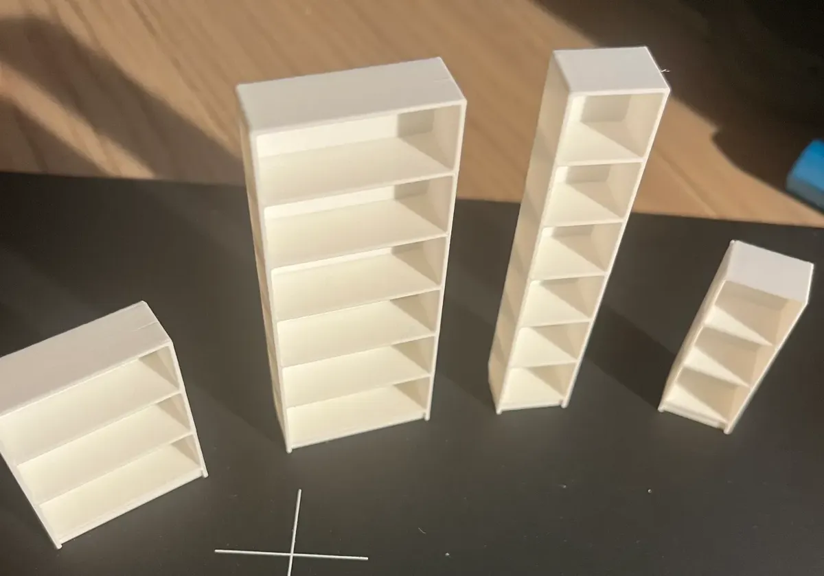 Miniature Billy bookshelves, photo 2 of 2 - Tabletop Miniatures, minature