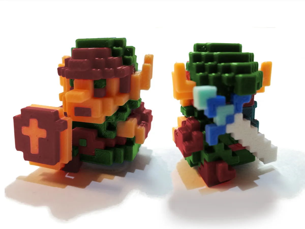 Voxel Link 8-Bit Figurine
