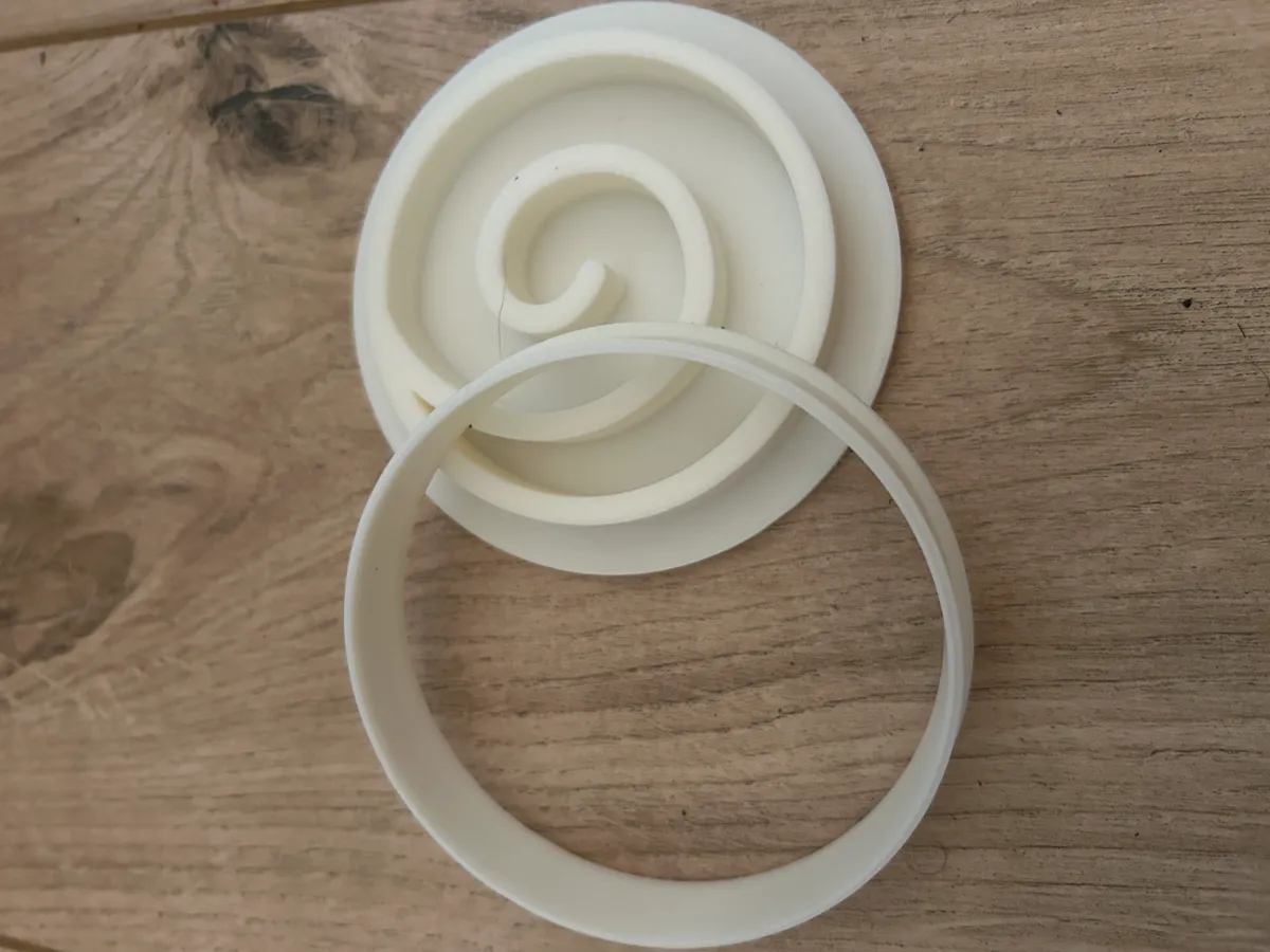 Uzumaki symbol cookie cutter, photo 2 of 3 - Uzumaki symbol cookie cutter Household