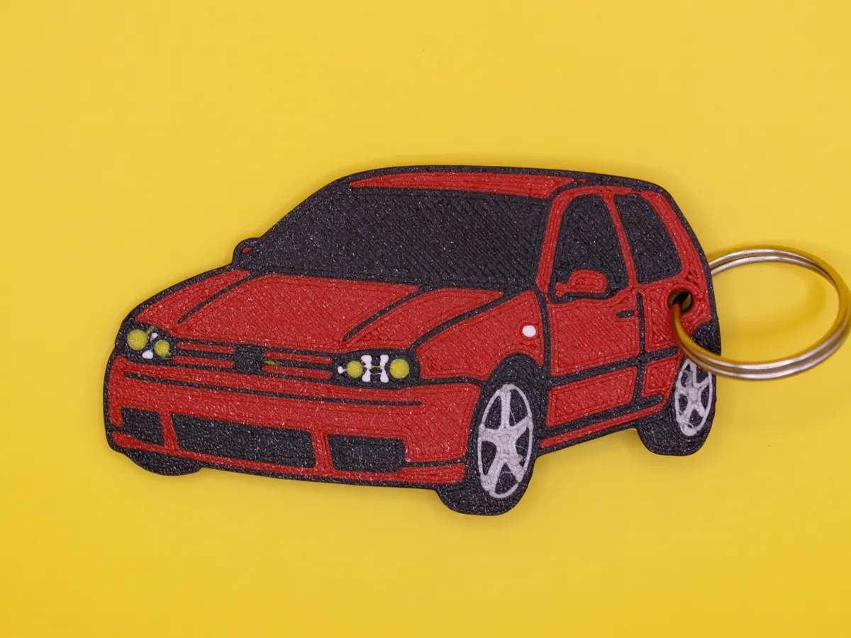 Car keychain VW golf 4 r32 - Car Brand Keychains, in stock