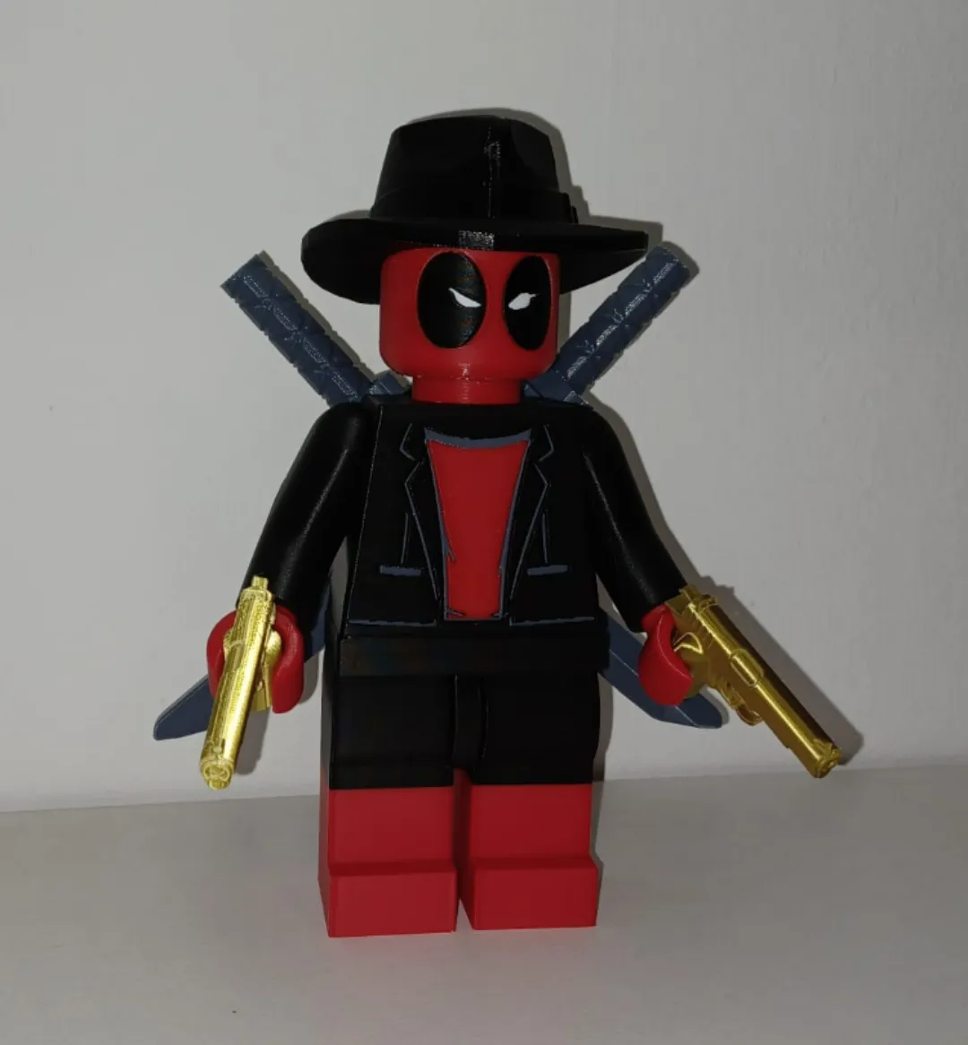 Deadpool Bandit Brick Figure