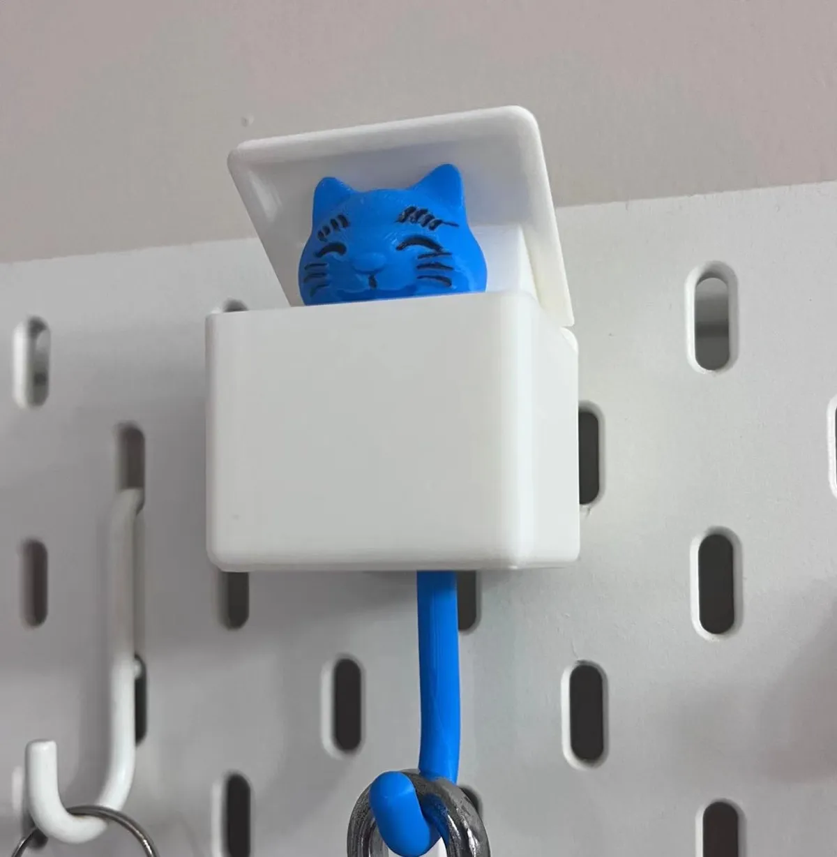 cute cat key holder for IKEA Skadis - Character Key Holders, in stock