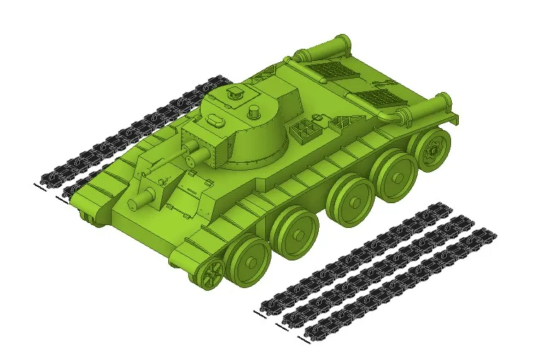 Scaled model of 10TP tank, photo 2 of 4 - Scaled model of 10TP tank Car & Vehicle