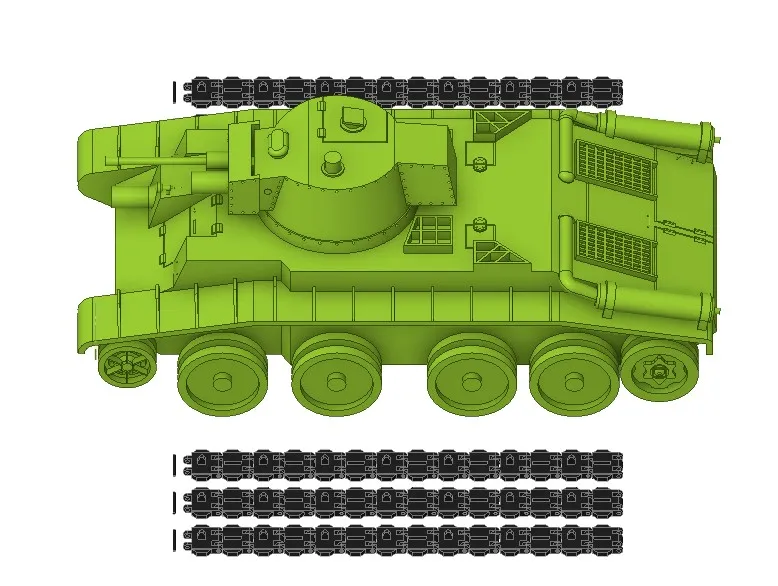 Scaled model of 10TP tank, photo 3 of 4 - Scaled model of 10TP tank Car & Vehicle