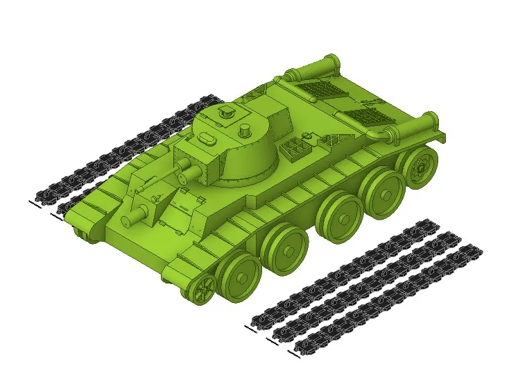 Scaled model of 10TP tank, photo 4 of 4 - Scaled model of 10TP tank Car & Vehicle