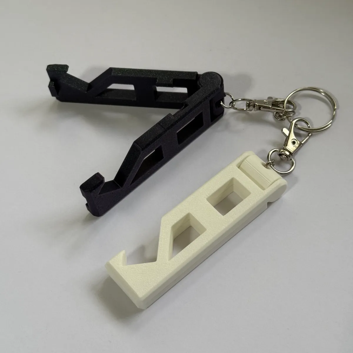 Phone Holder Stand with Keychain Clip, photo 2 of 4 - Phone Holder Stand with Keychain Clip Keychains