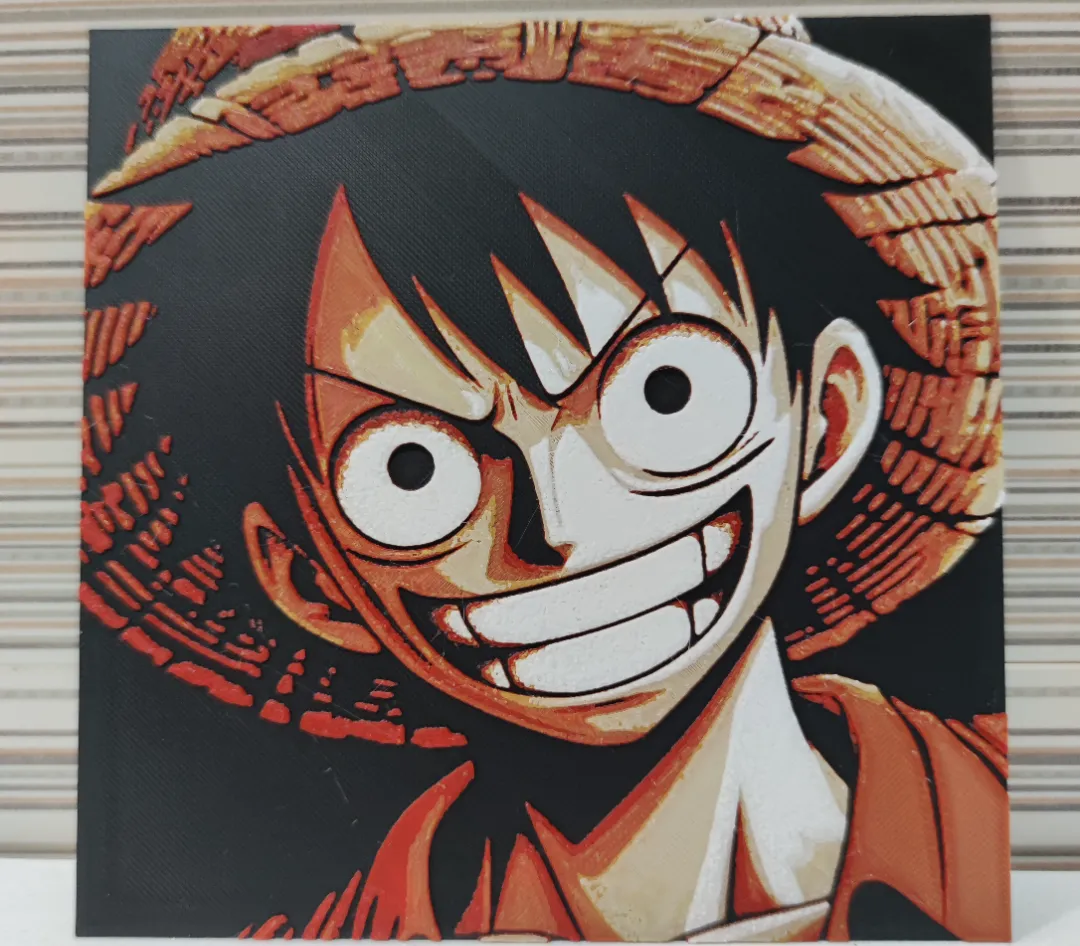 Portrait of Luffy - Photo Art & Lithophanes, in stock in India