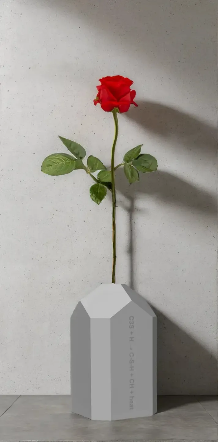 modern vase style concrete, photo 2 of 4 - modern vase style concrete Home Decor Items
